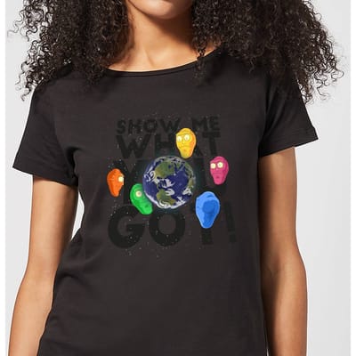 Rick and Morty Show Me What You Got Dames T-shirt - Zwart - S