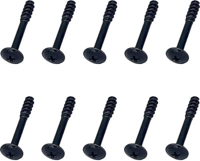 Dailygoods- Luchtfilterbehuizingsschroeven 10 stuks - Bevestigingsschroeven - Universele auto-reserveaccessoires - Hoogwaardig koolstofstaal - Afmetingen 36,2 x 10,2 mm - Duurzame prestaties - Bevestigingsschroef