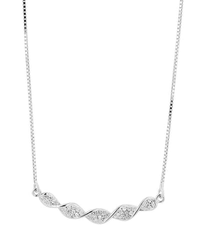 AKZENT Akzent dames ketting met hanger "Edra" uit 925 Sterlingzilver, gerhodineerd, duurzaam