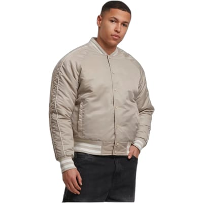 Urban Classics - Racer Bomber jacket - S - Grijs