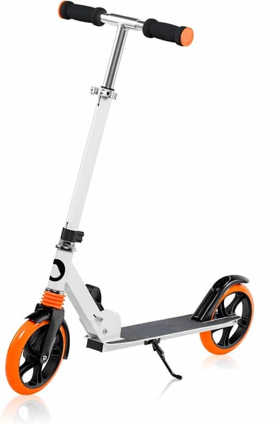 AHD® Stuntstep - Stuntstep Jongen - Stuntstep 10 Jaar en Ouder - Stuntsteps - Wit/Oranje - 87cm x 34cm x 92cm