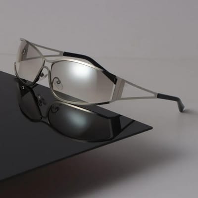 Lunettes de soleil carrées vintage pour femmes hommes Mode Designer Lunettes de soleil Couleurs décontractées Oculos De Sol Unisexe Other gray