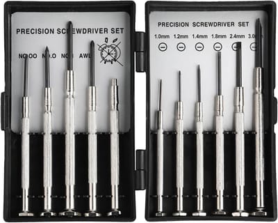 11-in-1 precisieschroevendraaierset, kleine magnetische schroevendraaierset voor brillen, horloges, telefoon en elektronische reparaties