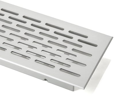 SO-TECH® Ventilatierooster Perforatie ovaal L: 250 mm Aluminium (EV1)