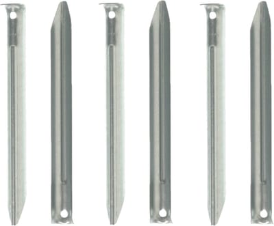 Tent haringen - 60x stuks - metaal - halfrond - 30 cm - tentharingen