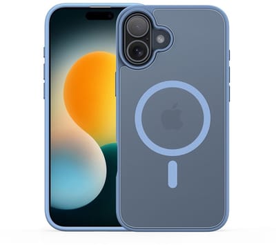 Dux Ducis Hoesje - Geschikt voor iPhone 17 Hoesje - Dux Ducis Yind Series - Back Cover Mat Transparant - MagSafe Compatible - Blauw