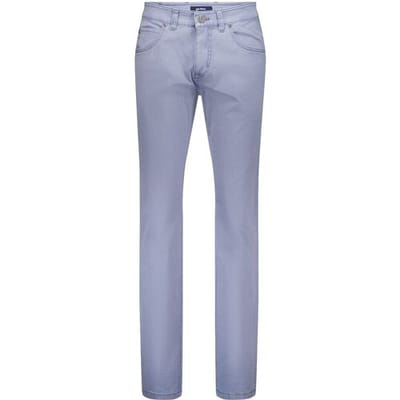 Gardeur Broek Bill Everyday Essential Fine Pattern Soft Touch Comfort Stretch Midden Blauw / male