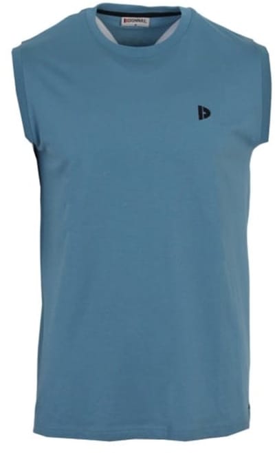 Donnay - T-shirt zonder mouw (Stan) - Sportshirt - Heren - Light Denim Blue (345) - maat S