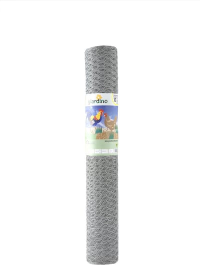 Zeskant vlechtwerk verzinkt mazen 4.1 x 4.1 cm 100 cm x 10m Giardin...