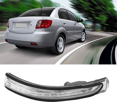 Dailygoods - Car Charfeau Mirmoir Leat Letroir - Vervangingslampen - Zwart - Zijspiegelindicatoren - Geschikt voor Kia Rio 2011-2017