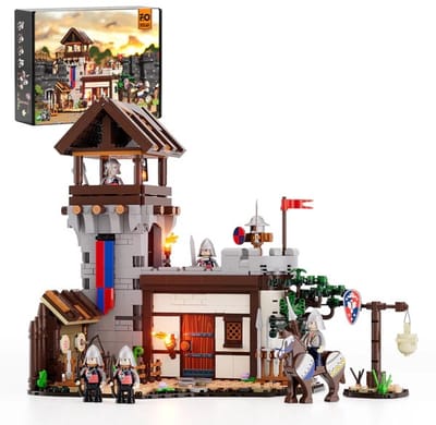 Lumibricks Training Ground Bouwpakket - Met LED verlichting - Miniatuur huisjes - DIY modelbouw met 964 bouwstenen - Bouwpakketten volwassenen - Bouwdoos F9048