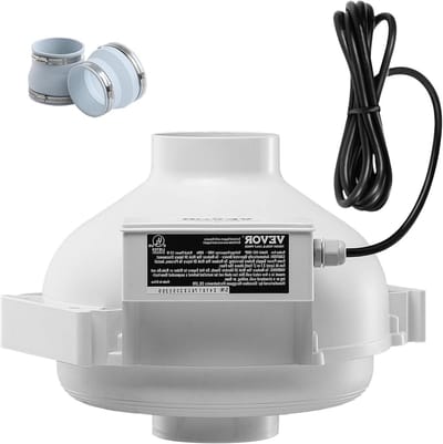 Ventilatiesysteem - Luchtverfrisser - Binnenlucht Verbeteren - Stille Werking - 305 x 320 x 235 mm - Wit