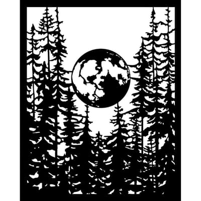 Sjabloon "Herbarium Silvae - Moon In The Forest"