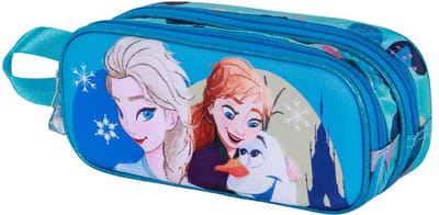 Karactermania - Disney - Frozen 2 - Turquoise 3D Potloden Etui - Pennenetui - Dubbele Rits - Frozen 2 Lovely