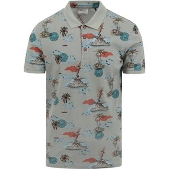No Excess Mannen Piqué Poloshirt Pastel Groen XXL