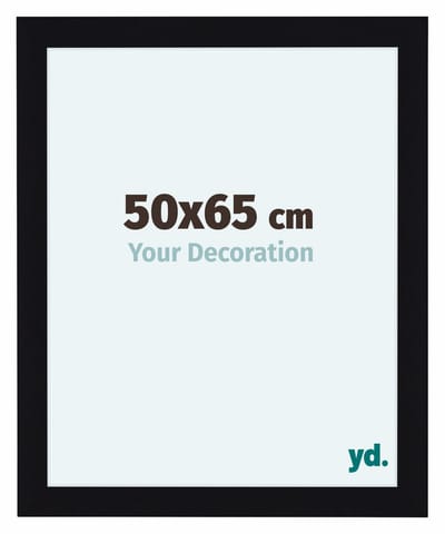 Your Decoration - Fotolijst 50x65 cm - MDF - Zwart Hoogglans - Como