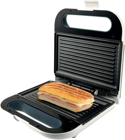 Luxe Sandwichmaker - Tosti Apparaat - Snelle Maaltijden - Antiaanbakplaten - 215 x 125 cm - Zwart