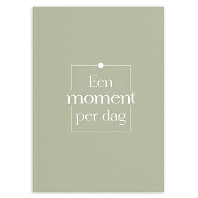 Fyllbooks - Dagboek voor Volwassenen - Een moment per dag - Olijfgroen - Momentendagboek