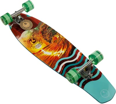 Longboard Kryptonics Diamond Tail Sunset Tube Oranje - UNI