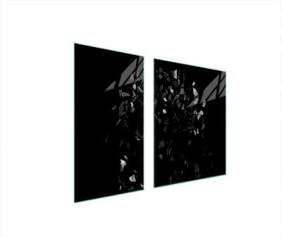 TMK ArtDeko - Panbeschermer - 90x52 cm - Zwart - Veilig - Modern Design