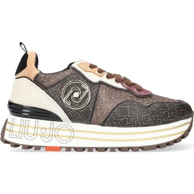 Liu Jo Maxi Wonder 24 - maat 37-  Lage sneakers - Leren Sneaker - Dames - Bruin