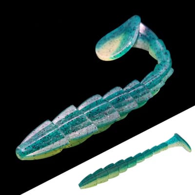 PikeAttack-RibRush-Shad-Softbait-11.5cm-Turqoise