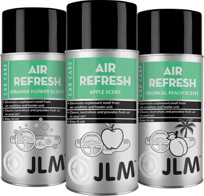 JLM Air Refresh - 3-Pack Luchtverfrisser - Airco Cleaner - Geurverwijderaar - Mix Van 3 Geuren - 450ml