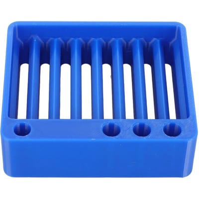 Opbergdoos voor spaakdoppen Plastic spaaknippel schuddoos Snel sorteergereedschapskist voor mountainbike racefiets blue