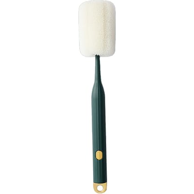 Brosse à bouteille en ABS, éponge à long manche, brosse de nettoyage pour bouteille d'eau, tasse à bière, verre à vin, tasse de cuisine