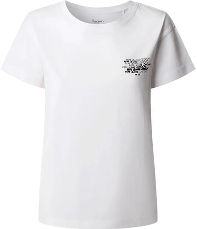 Pepe Jeans Baithiara T-shirt Met Korte Mouwen Wit M Vrouw