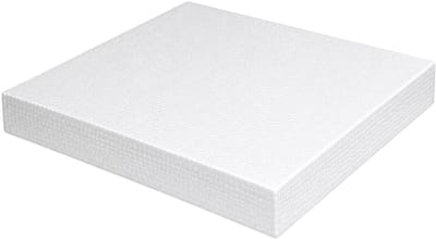 Piepschuim vormen - vierkant - 1x - 25 x 25 x 3 cm - styropor hobby / DIY vorm - basis knutselfiguren