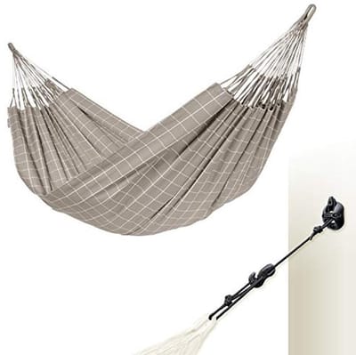 Kingsize Multifunctionele Hangmat - 180 cm Breed Handgemaakt in Colombia voor Binnen en Buiten