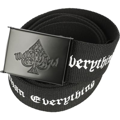 Motörhead Logo Unisex Riem - zwart - Standard