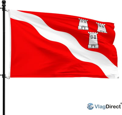 Gemeente Clavier vlag - 90 x 150 cm.