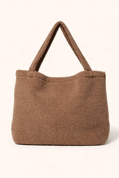Teddy Mom Bag – Luiertas Kinderwagen – Grote Tas 58x42 cm – Beige/Bruin- Musthav-es.nl
