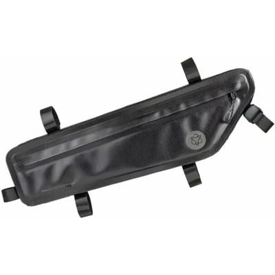 AGU Bikepacking Tube Frametas Venture Extreme - Fietstas voor Frame - Zwart - 3L - 100% Waterdicht - Eenvoudige Montage
