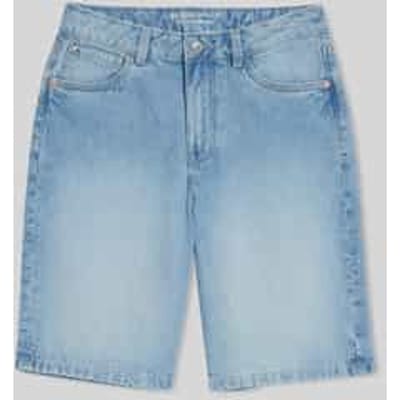 regular fit bermuda van puur katoen