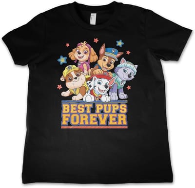 Paw Patrol Kinder-T-shirt Best Pups Forever Kids Tee NIC-12-PP004-DTF535