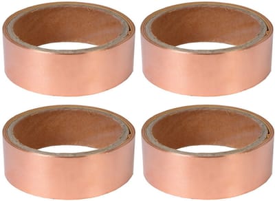 4x rollen anti-slakken kopertape 4 m - Ongediertebestrijding / weermiddel