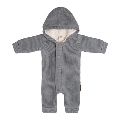 Baby's Only Overall teddy Soul - Grijs - 68 - 100% ecologisch katoen - GOTS