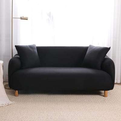 Elastische bankhoes Bankhoezen voor de woonkamer Antislip bankhoezen Bankhoes Funda bank Elastische hoezen Stoelhoezen 1-Seat 90-140cm gray