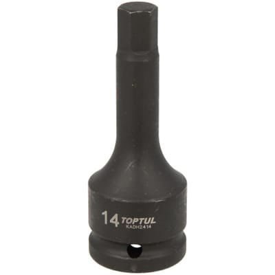 Zeskantige slagmoer TOPTUL 3/4 inch 14 mm, Lengte 105mm