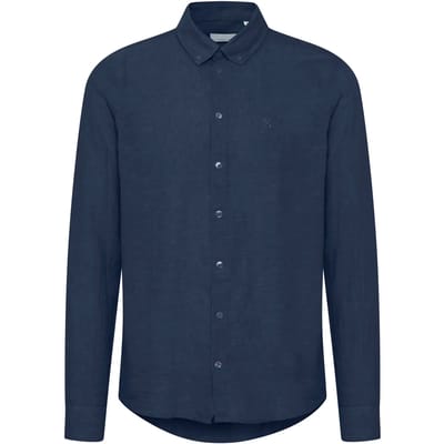 Lange mouwen linnen shirt Casual Friday Anton 0053 BD