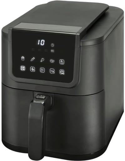 SAVI® Airfryer xl - Airfryer xxl - Heteluchtfriteuse - Zwart- 29cm x 23cm x 40cm