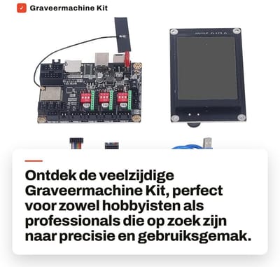 Dailygoods- Graveermachine Kit - 3,5 Inch Touchscreen - Universele Graveermachine - Cortex-M4 Besturingschip - Gcode Ondersteuning - Geheugenkaart Ondersteuning - Graveerset