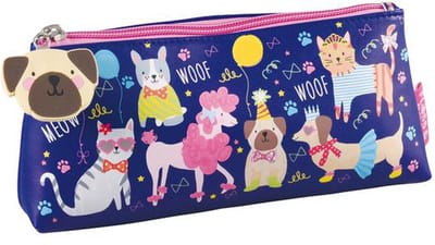 Floss & Rock Huisdieren - Etui - 22 x 11 x 4 cm - Blauw