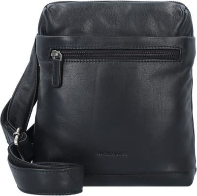 Jack Kinsky Brisbane Schoudertas Leer 22 cm - Jongens - schwarz