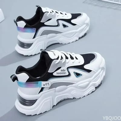 Sneakers Dames Platform Platte Schoenen Damesschoenen Groen Casual Trainers Dames Chunky Sneakers Damesschoenen 38 white