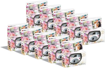 Wegwerpcamera Set - 10 Stuks - Voor Feestjes, Bruiloften en Festivals - Met 27 Opnames & Flitser