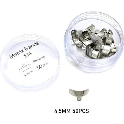 50 stuks Tandheelkundige M4 Douban Gevormde Tabletten 3,5 4,5 5,5 6,5 mm Tandheelkundig Restauratiegereedschap Tandheelkunde Accessoires white